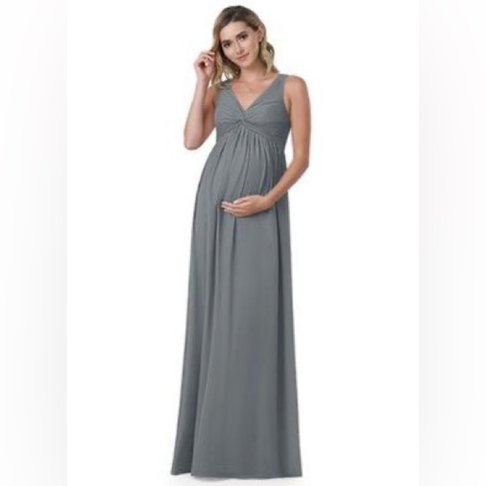 Azazie Yetta Maternity Floorlength Gown